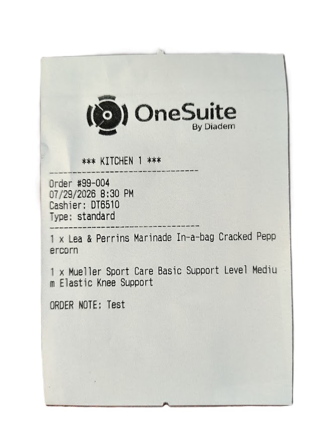 OneSuite kitchen production print